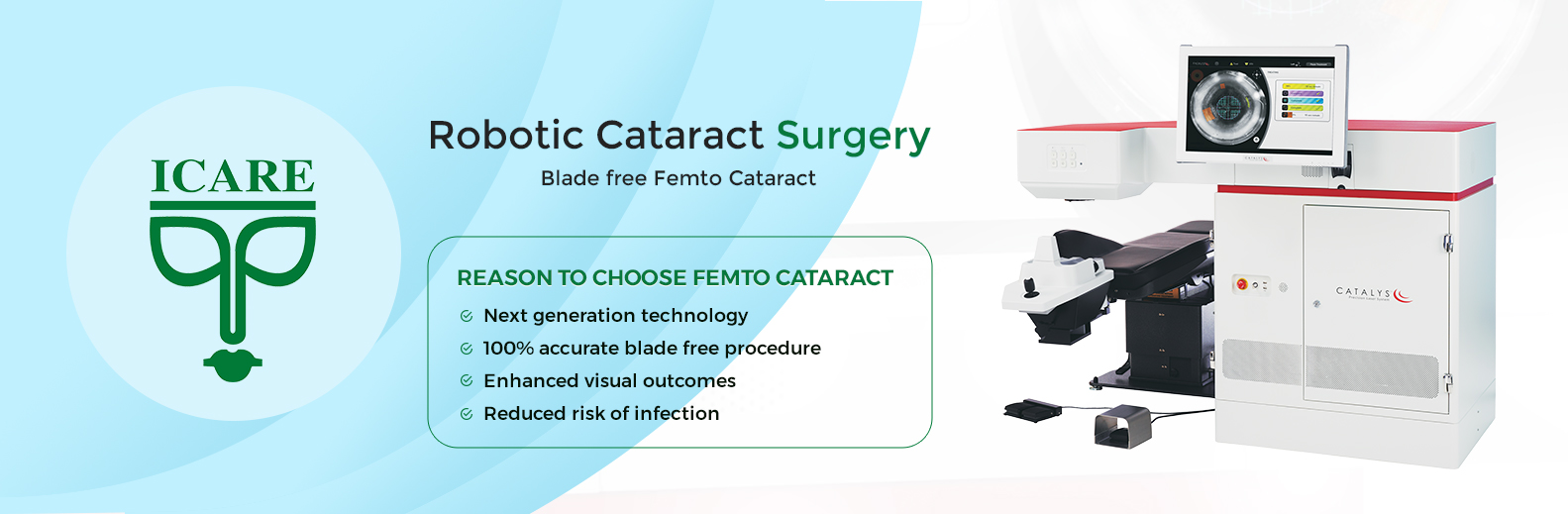 Robotic cataract surgery