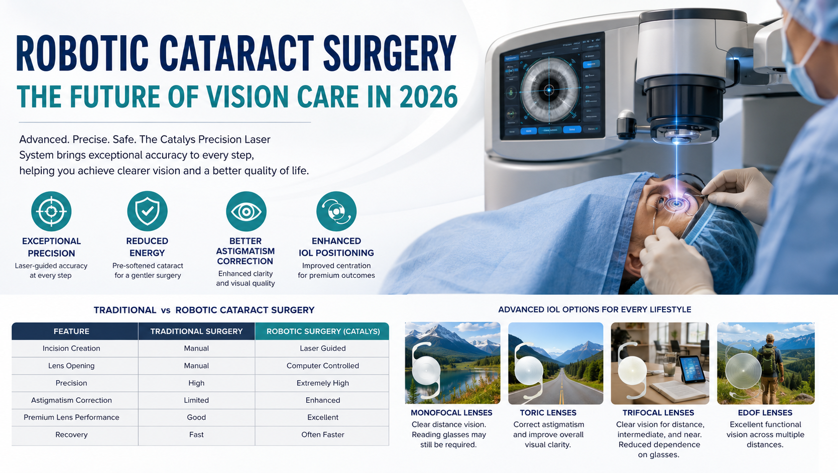 Robotic Cataract Surgery in Noida | Advanced Vision Care 2026