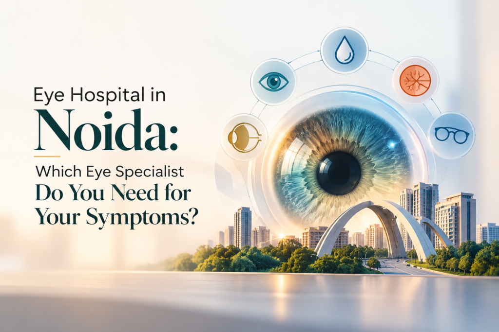 Eye Hospital in Noida: Which Eye Specialist Do You Need for Your Symptoms?